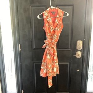 Knee-length Coral Dress